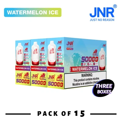 3 Box (15 pcs) Watermelon Ice | JNR Lion King 50K Puffs Disposable Vape